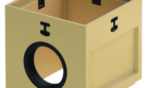 ACO Europoint Aufsatzkasten Seitenanschluss 25x25x21,7cm