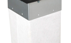 Hydroblob Einlaufkasten Verzinkt Schwarz (Kein Anschluss erforderlich!) 25x25x35cm