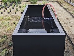 Estani Aluminiumteich - Länge: 2500 - Breite: 1250 - Höhe: 600