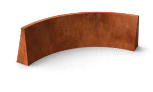 Fronta Stützmauern Cortenstahl Bogen - Länge: 1000 - Breite: 200 - Höhe: 750