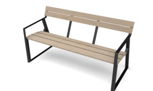 Setti Black Sofa - Länge: 680 - Breite: 1500 - Höhe: 800