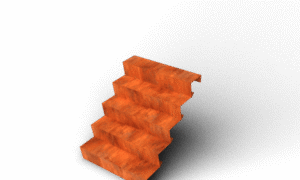 Escale Treppe – Länge: 1200 – Breite: 3000 – Höhe: 850