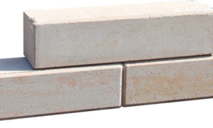 Mauerstein Glatt 40x10x10cm Sandstein mit Fase