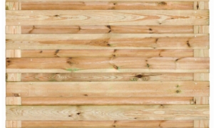 Gartenzaun Eindhoven, 180x180 cm, horizontal aus Imprägniertes Kiefernholz