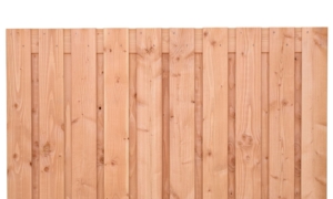 Gartenzaun Schwarzwald, 130 x 180 cm aus Douglasie Holz Gehobelt