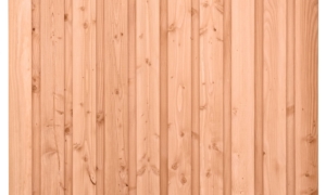 Gartenzaun Schwarzwald, 180 x 180 cm aus Douglasie Holz Gehobelt