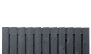 Gartenzaun Dresden, 90x180 cm aus Schwarz Imprägniertes Kiefernholz