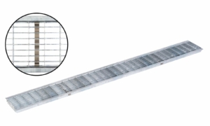 ACO Self Maschenrost 30/10 Stahl verzinkt für Linienentwässerung 100 cm