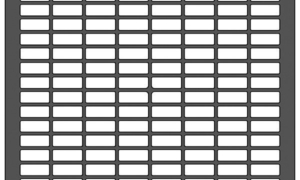 ACO Self Europoint Maschenrost Kunststoff für Punktentwässerung 25x25 cm