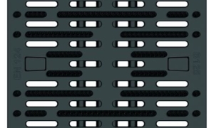 ACO Self Europoint Kunststoffrost mit Microgrip für Punktentwässerung 25x25 cm