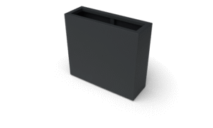 Artus rechteckige Aluminium-Pflanzgefäße – Länge: 900 – Breite: 300 – Höhe: 800