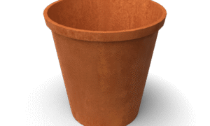 Konische Pflanzgefäße Vora aus Cortenstahl - Länge: 1000 - Höhe: 1000