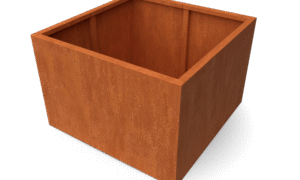 Artesa Rechteckige Pflanzgefäße aus Cortenstahl – Länge: 1200 – Breite: 1200 – Höhe: 800