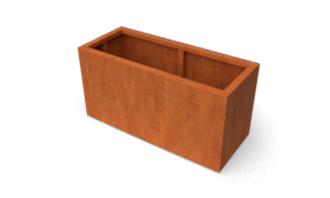 Artesa rechteckige Pflanzgefäße aus Cortenstahl – Länge: 1200 – Breite: 500 – Höhe: 600