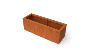 Artesa rechteckige Pflanzgefäße aus Cortenstahl – Länge: 1200 – Breite: 400 – Höhe: 400