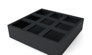 Belus Gewürzschalen aus Aluminium - Länge: 1200 - Breite: 1200 - Höhe: 300