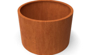 Runde Pflanzgefäße Ronda aus Cortenstahl - Länge: 1200 - Höhe: 800