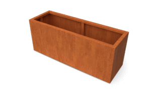 Artesa rechteckige Pflanzgefäße aus Cortenstahl – Länge: 1500 – Breite: 500 – Höhe: 600