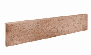 Schellevis Bordstein 5x20x100 cm Rot Braun