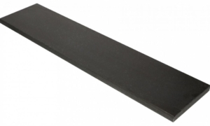 Abdeckplatte / Teichrand 100x25x3 cm Black (6-seitig geschliffen, 8 Fasen)